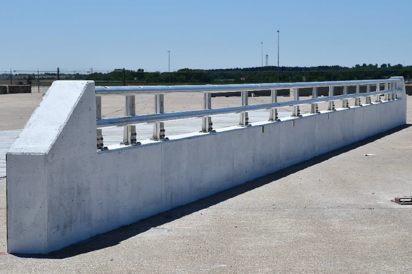 FullScale Crash Test of a TwoBar Metal Bridge Rail Roadside Safety